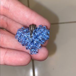 blue handmade necklace